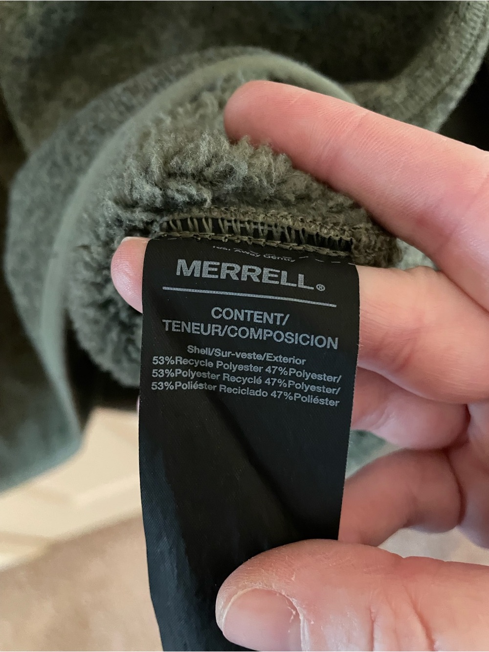 Men’s Merrell 1/4 zip pullover - Picture 4 of 5